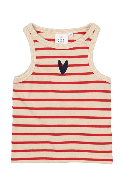 The New Top Nil - Poppy Red Stripe 